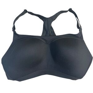 Victoria Secret VS Incredible Sports Bra Women Sz 34DD Black Wireless Racerback
